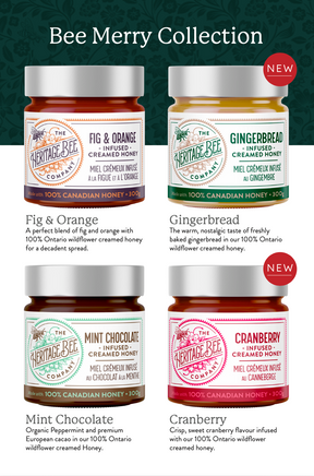 Cranberry Creamed Honey