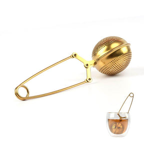 Gold Tea Infuser - Heritage Bee Co.