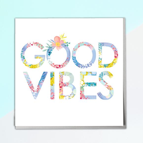 Good Vibes Card - Heritage Bee Co.
