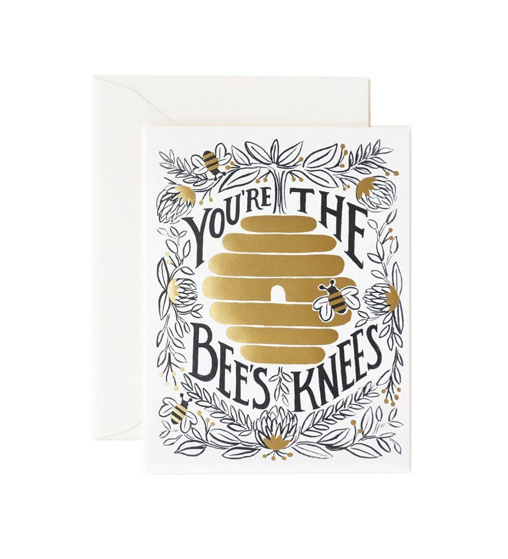 You're the Bees Knees Card - Heritage Bee Co.